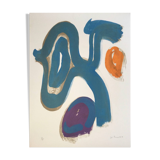 Lithographie originale signée de james pichette ( 1920-1996)