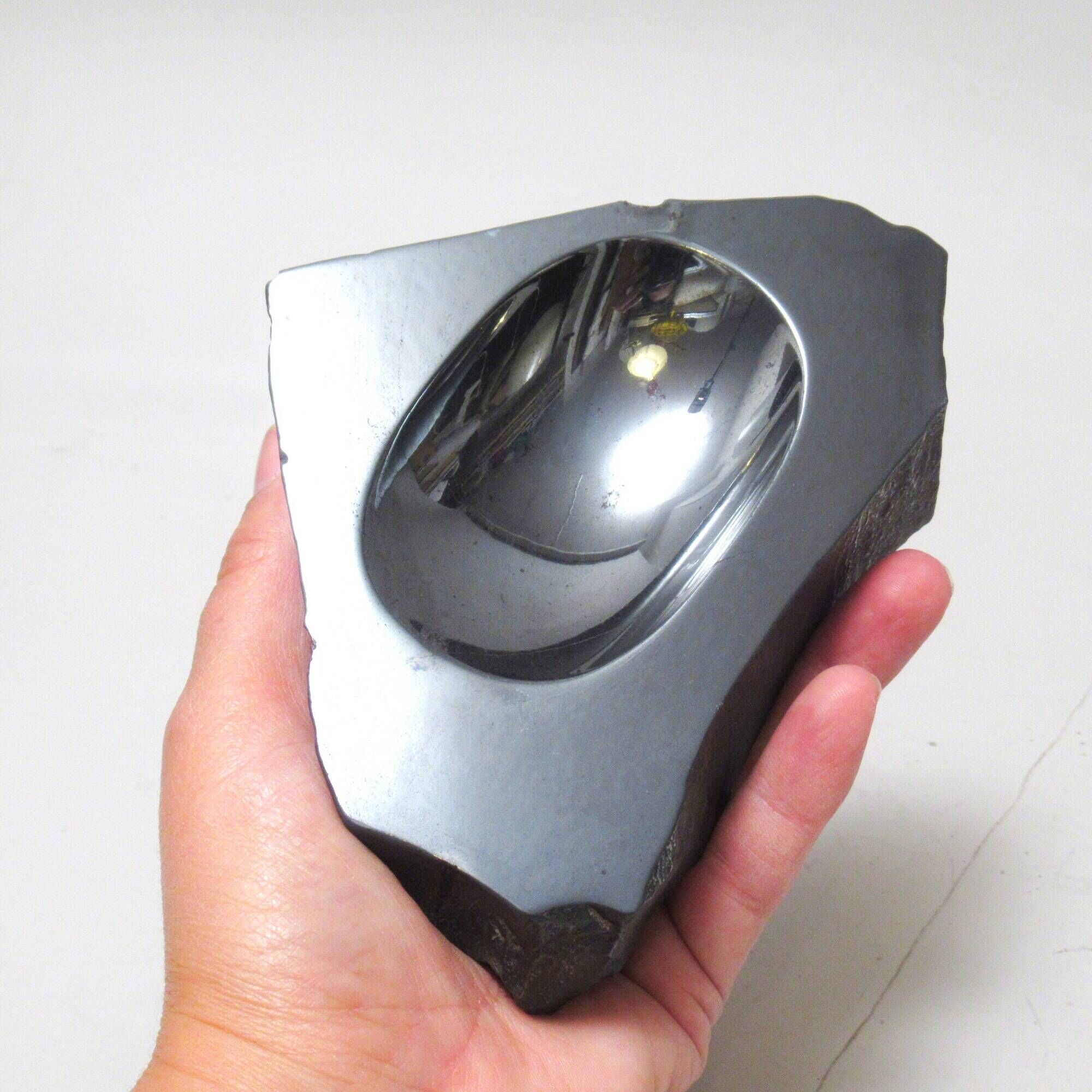 Brutalist Empty Pocket in metal ore 1970s