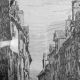 Painting "Rue verrerie Dijon circa 1880" by Paul Deval Ink drawing