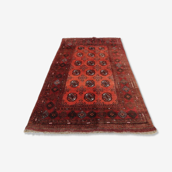 Old Afghan carpet - 215 x 120 cm