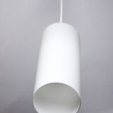 Pair of vintage Danish opaline glass hanging light