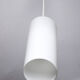 Pair of vintage Danish opaline glass hanging light