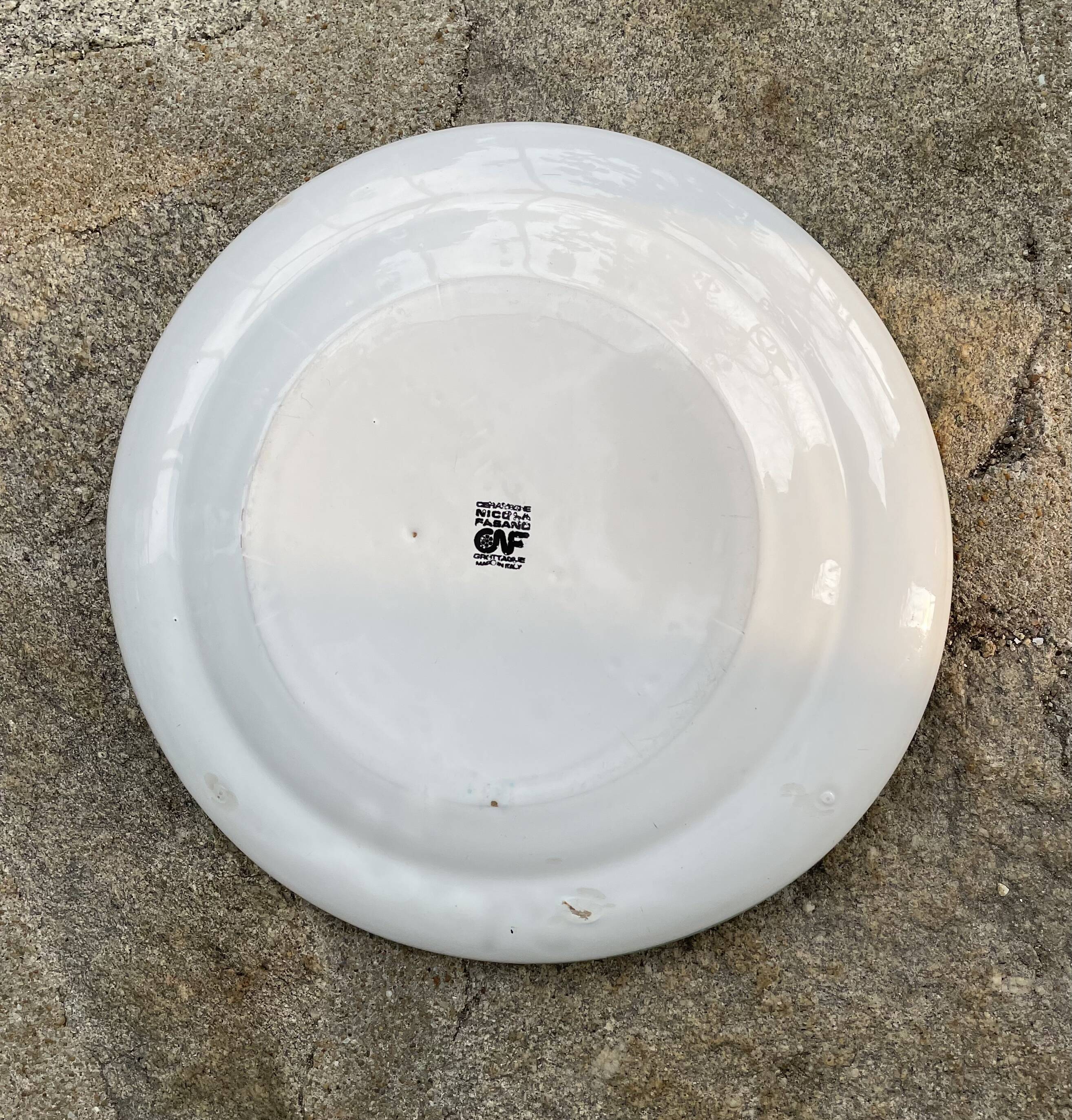 Nicola Fasano dinner plate