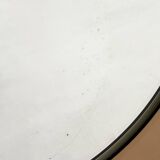 Miroir mural rond en Metalvetro Galvorame aux tons marron