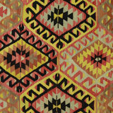 Area kilim rug ,vintage wool turkish handknotted kilim, 290 cmx 155 cm rug