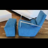 Fauteuil + ottoman