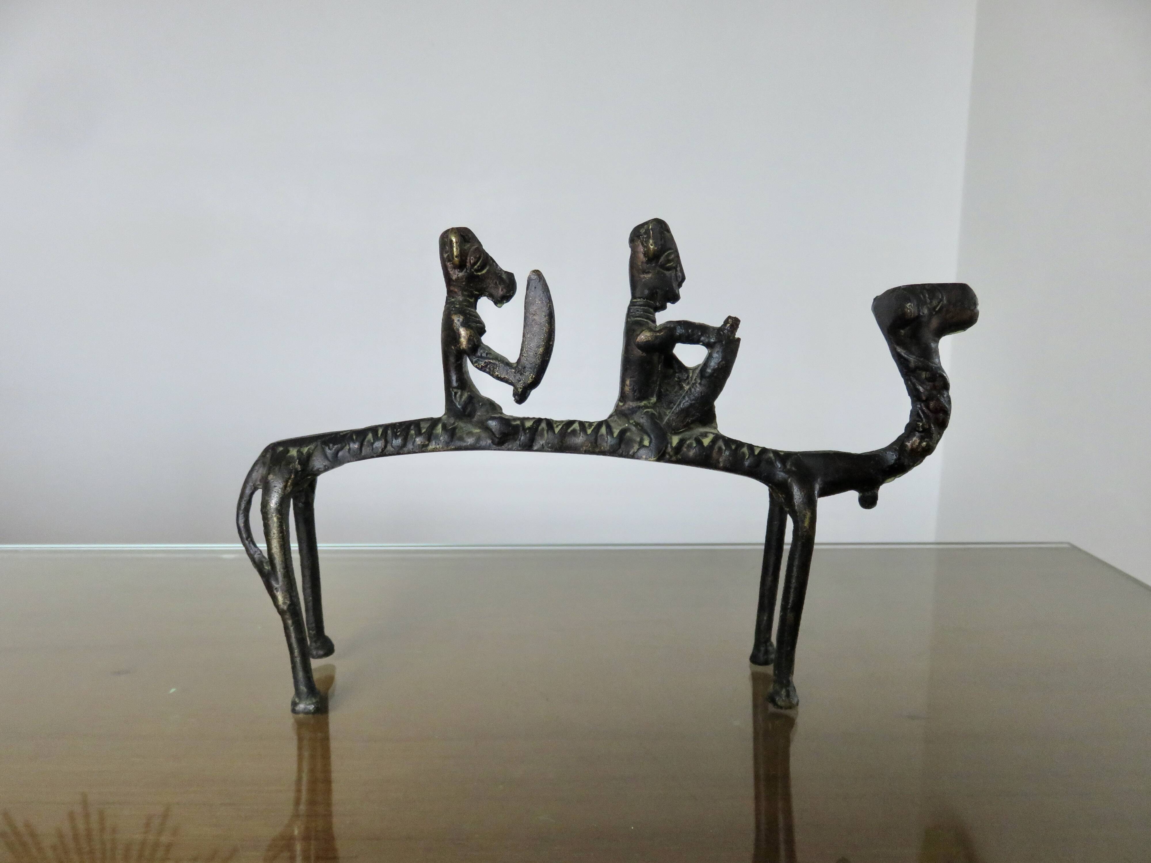 Sculpture, bronze africain, XIXème