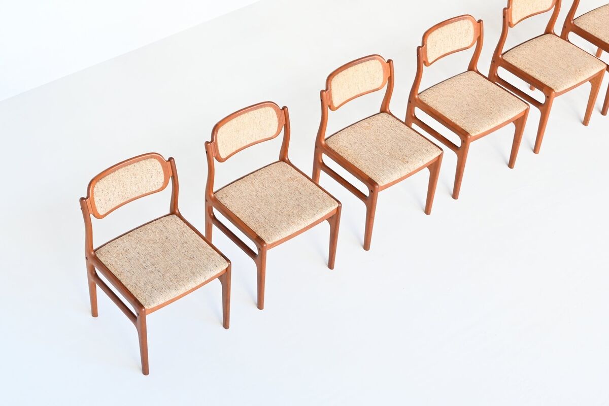 Set de 6 chaises Johannes Andersen Danemark 1960