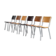 1980s Set of 6 dining chairs by Ruud jan Kokke for Harvink, Netherlands