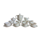 Foëcy porcelain coffee set - SFP - White and gold