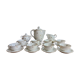 Foëcy porcelain coffee set - SFP - White and gold