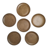 Set of 6 Keraluc stoneware plates
