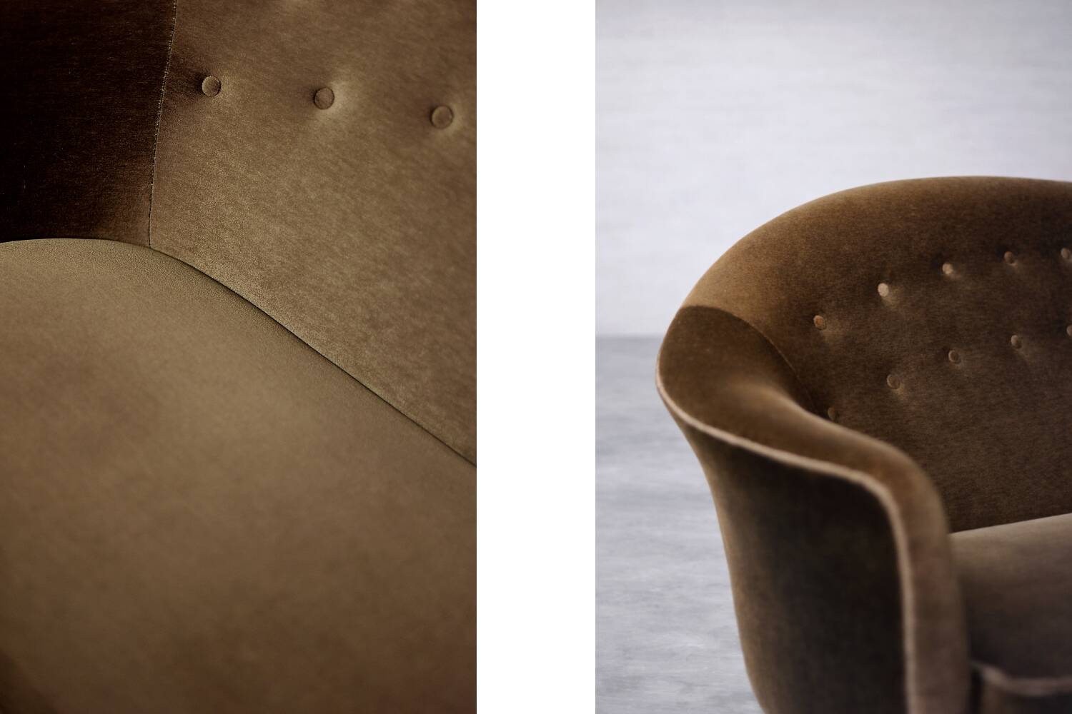 Vintage Mid-Century Scandinavian Modern Paradiset Sofa by NK