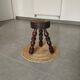 Tabouret tripode vintage, Art Populaire