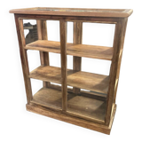 exotic wood counter display case