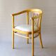 THONET armchair N°A969 F, circa 1930, leather saddle - Art deco