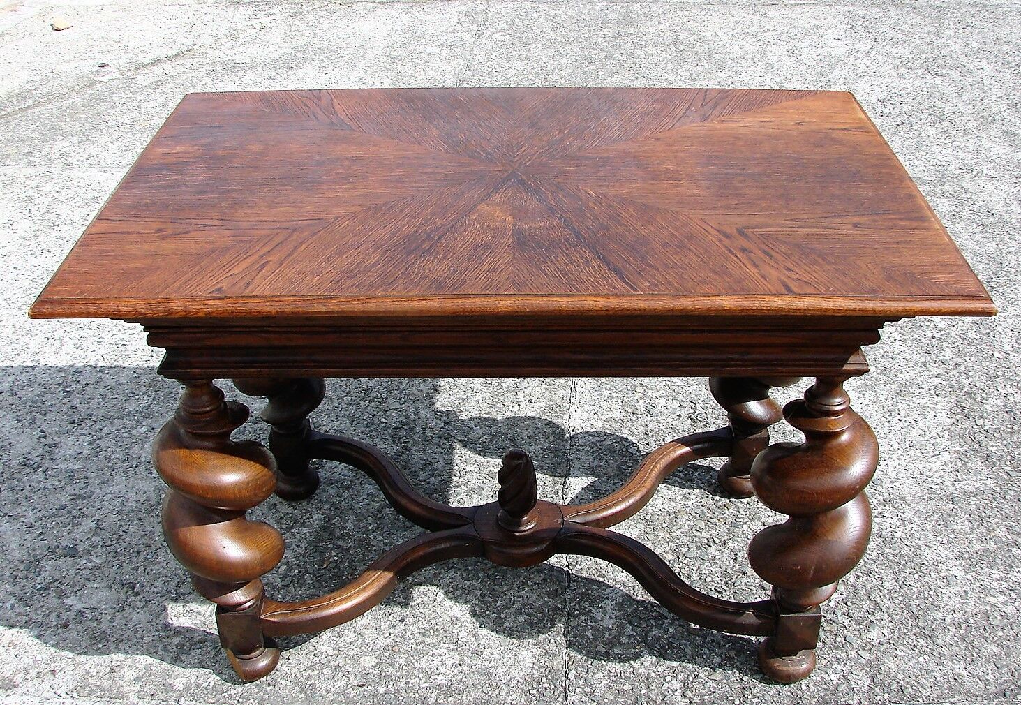 Oak table, 1950s