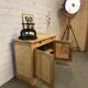 Buffet parisien en bois brut