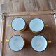 Antique coffee cups Digoin & Sarreguemines