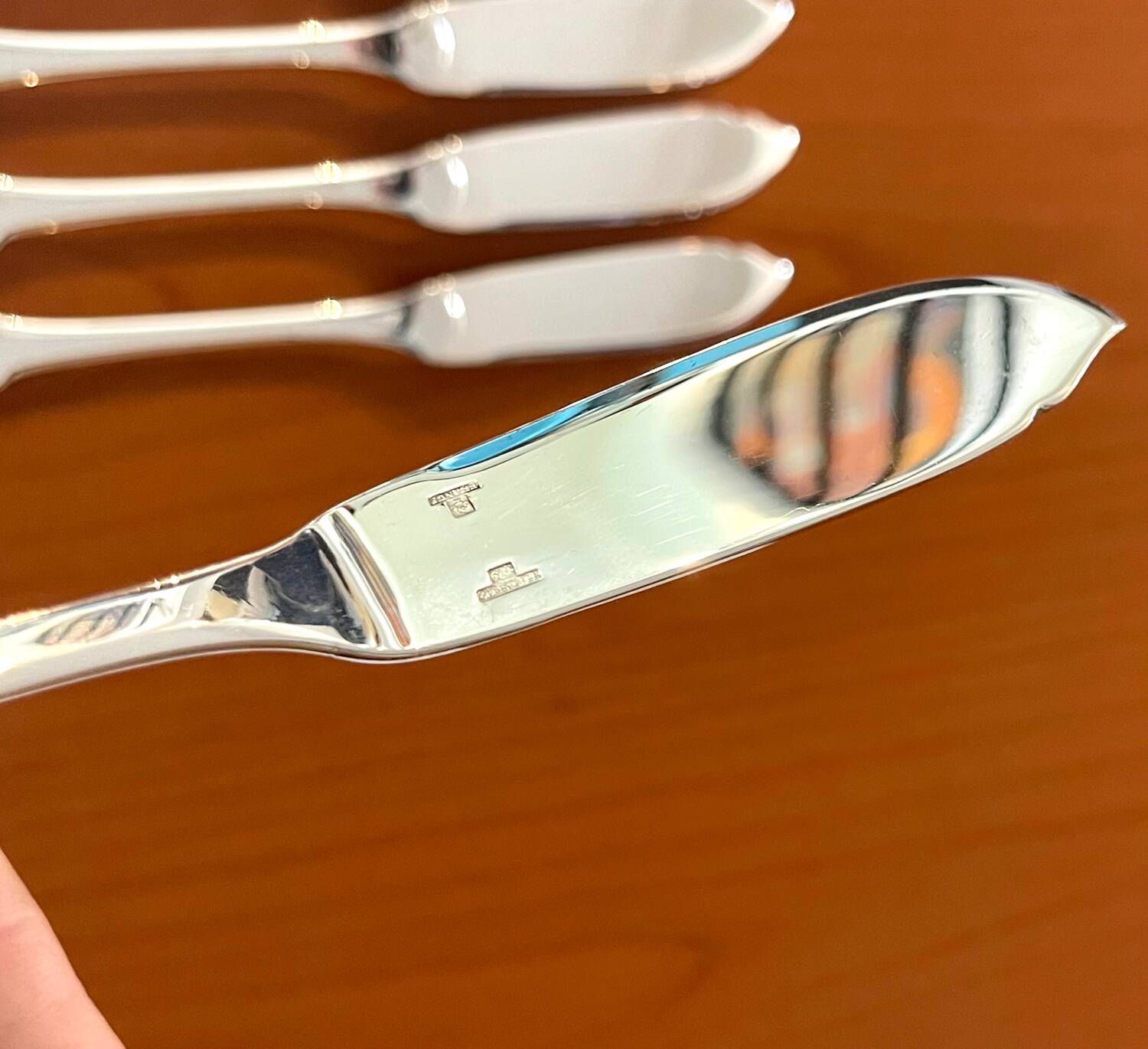 Christofle cluny 12 fish cutlery (24 pieces) near new condition
