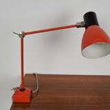Adjustable industrial table lamp, czechoslovakia,1960's.
