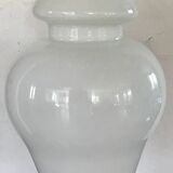 Vintage opaline lamp and brass 50 cm