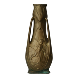 Art Nouveau Vase "Nymphs" signed Jean Garnier