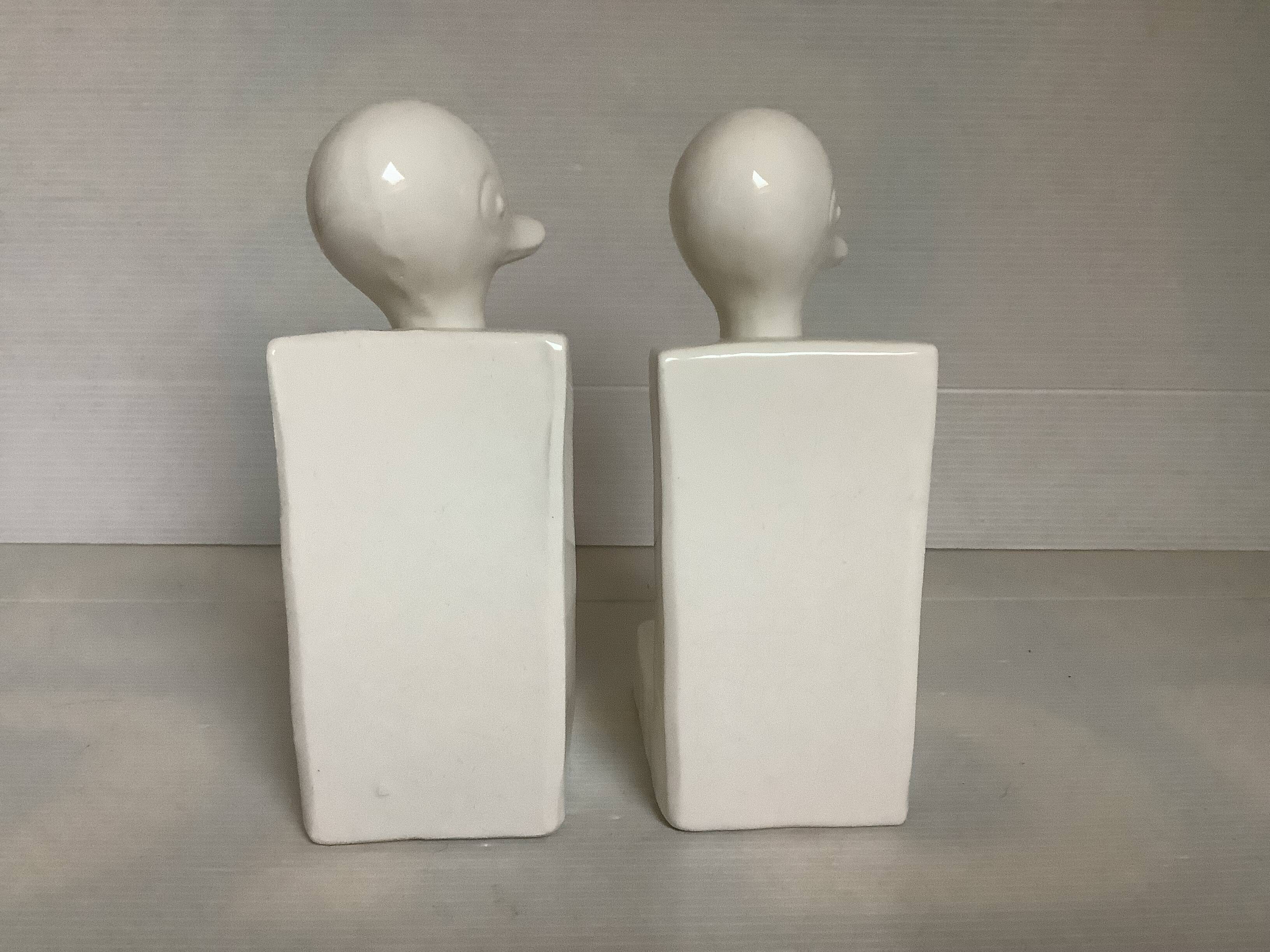 Pair of zoomorphic bookends for children