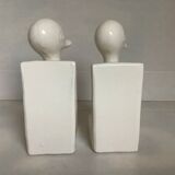 Pair of zoomorphic bookends for children