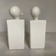 Pair of zoomorphic bookends for children