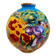 Vase Boule Colonial Émaux de Longwy