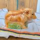 ​Terrine Sanglier Marcassin en Faïence Vintage - Signée Michel Caugant