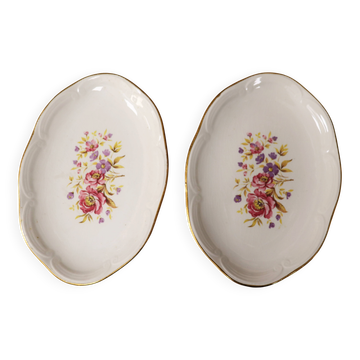lot 2 petits plats vaisselle vintage