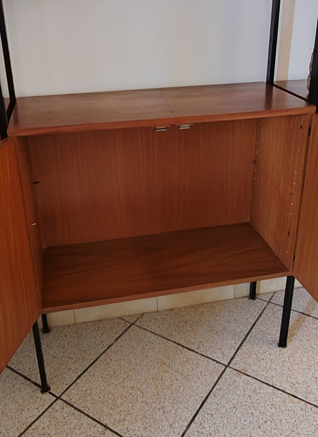 vintage Scandinavian teak bookcase