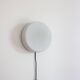 Wall or ceiling light in matt white opaline, 60s/70s