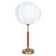 Mid-Century Modern brass and metal table lamp Ewå, Sweden, 1950s