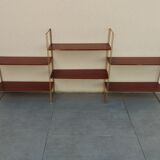 Vintage metal string shelves