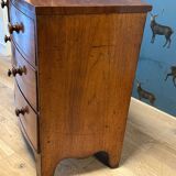 Antique Bow front chest of drawers
