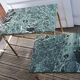 Tables gigognes en marbre vert