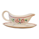 Antique sauce boat in porcelain by Boch Frères La Louvière
