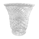 Art Deco hand-cut crystal vase