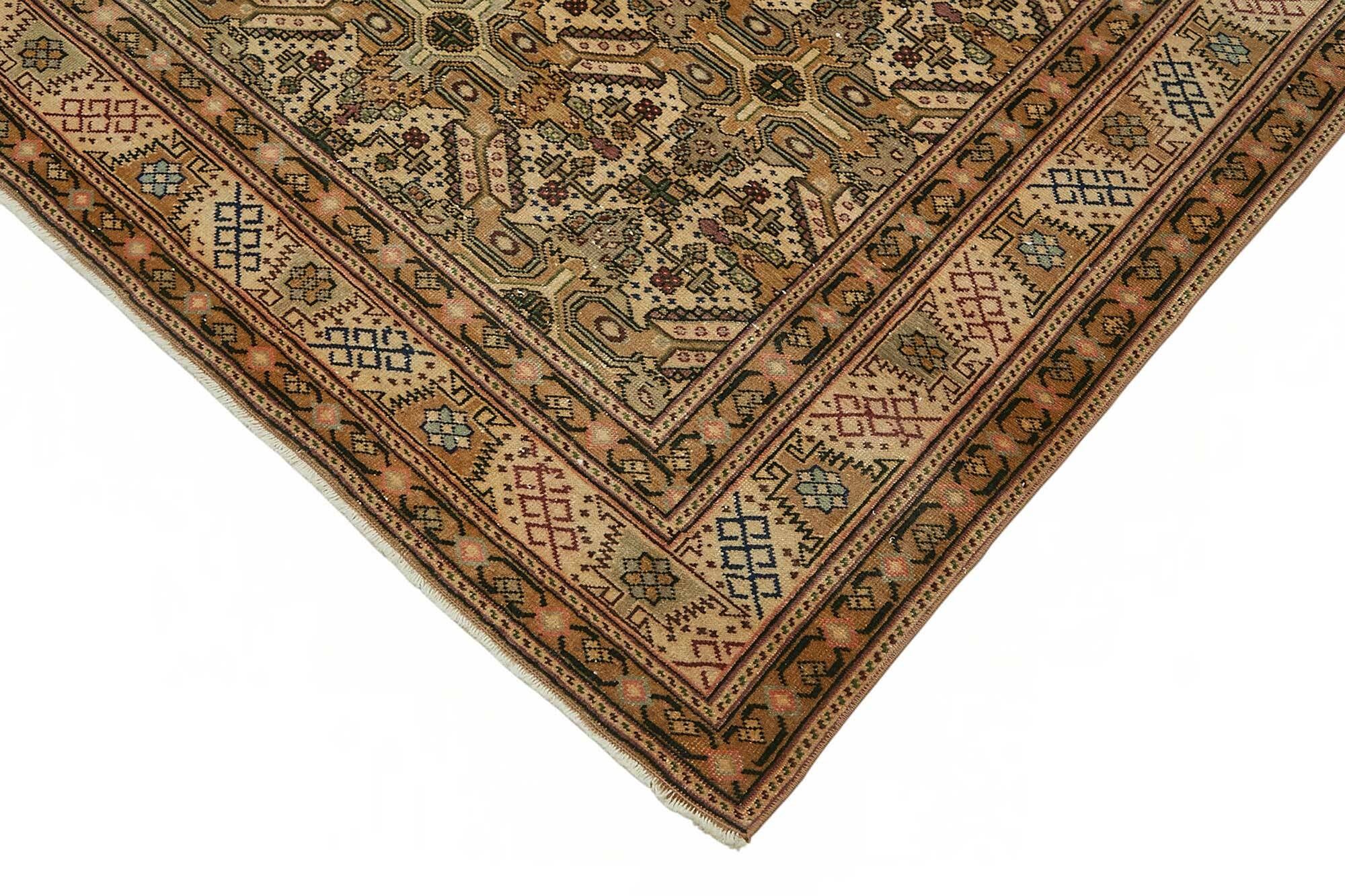 Turkish Wool Vintage Kayseri Rug 194 cm x 290 cm