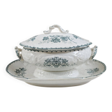 Small iron clay soup tureen