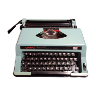 Olympia Standard Blue Pastel Vintage Typewriter