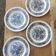 Vintage flower plates