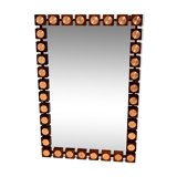 Scandinva rosewood mirror, GT, Glas & Trä, Hovmantorp, Denmark, 1960 - 120x80cm