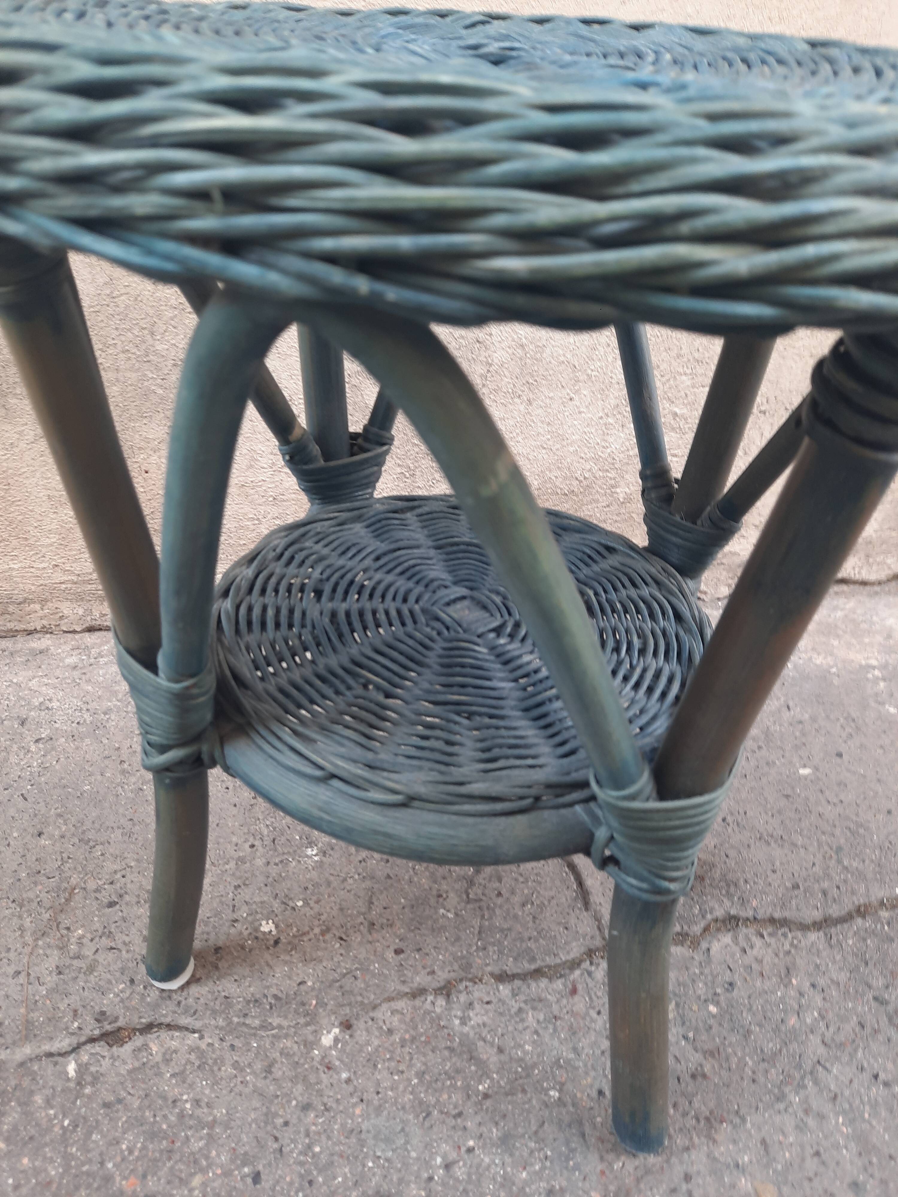 Rattan table