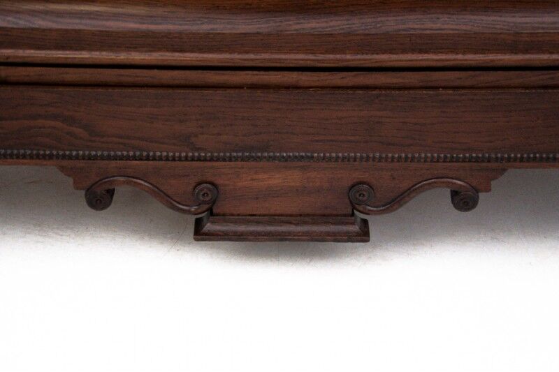 Antique oak chest of drawers, Northern Europe, circa 1890. After renovation.