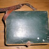 Ancient wicker fisherman's seat