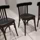 Set of 6 bistro chairs from the 1970s